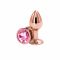 Анальна пробка NS Novelties Rear Assets - Rose Gold - Small - Pink