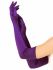 Довгі атласні рукавички Leg Avenue Extra Long Satin Gloves, One Size, фіолетові