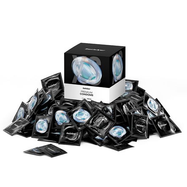 Набір презервативів Satisfyer Premium Condoms M (53 мм) 100 шт