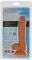 Фалоімітатор ADDICTION Steven 7.5" Silicone Dong Caramel, віброкуля в подарунок
