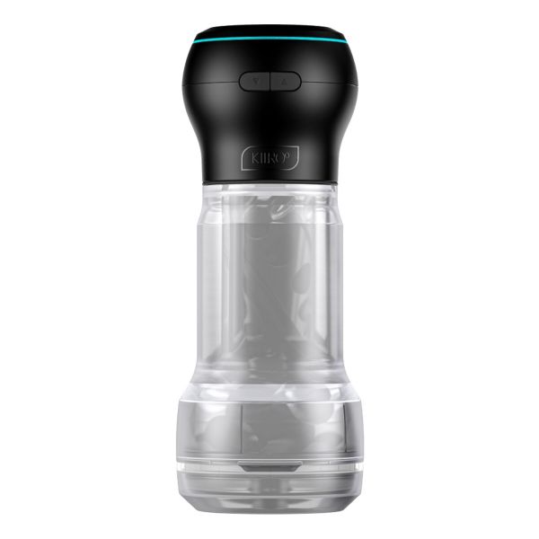 Мастурбатор Kiiroo Feel Pocket Crystal зі всмоктувальною інтерактивною насадкою PowerBlow Combo Set