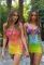 Сукня Leg Avenue Seamless Ombre Faux Lace Up Mini Dress One Size Ocean