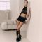 Шорти-боксери з фіксацією дилдо Strap-On-Me Harness Lingerie Allure – S – Black