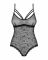 Мереживне боді з доступом Obsessive 818-TED-1 teddy M/L, чорне