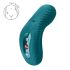 Накладний вібратор Fun Factory LAYA III Bottle Green, ефект постукування пальцем