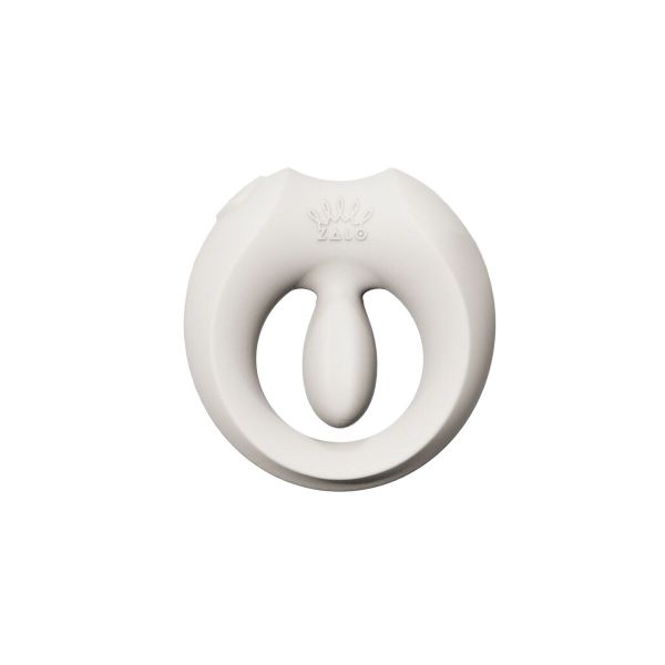 Ерекційне смарт-віброкільце Zalo Apis Ivory White, до 4 годин роботи, зарядний кейс