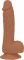 Фалоімітатор ADDICTION Steven 7.5" Silicone Dong Caramel, віброкуля в подарунок
