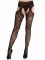 Колготки Leg Avenue Cross Hatch Floral Lace Suspender Hose One Size