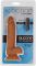 Фалоімітатор ADDICTION Steven 7.5" Silicone Dong Caramel, віброкуля в подарунок