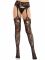 Колготки Leg Avenue Net Stockings with Attached Garter Belt One Size Black