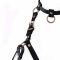 Портупея на грудь LOCKINK SEVANDA Queen Chest Harness with Removable Bra, чорна, зі знімними пестис