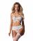 Комплект Obsessive Premisis White 3-pcs crotchless set 2XL/3X