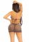 Сукня Leg Avenue Lurex Rhinestone Keyhole Halter Dress One Size Black/Silver