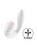 Вакуумний вібратор Satisfyer Supernova White, 2 положення стовбура