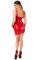 Сукня Noir Handmade F364 Bombshell Lace-Up Mini Dress Red XL
