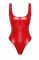 Боді Noir Handmade F352 Red powerwetlook body - S