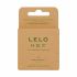 Презервативи LELO HEX Condoms Organic 3 Pack, тонкі та суперміцні