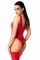 Боді Noir Handmade F352 Red powerwetlook body - S