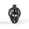 Клітка для пеніса LOCKINK SEVANDA Naja-Cobra Chastity Cage, чорна, 3 кільця різних розмірів