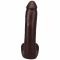 Фалоімітатор Doc Johnson The Realistic Cock ULTRASKYN - 9 Inch with Balls Chocolate