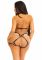 Комплект з перлинами Leg Avenue Halter Harness L, нижній пояс-харнес