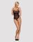 Мереживне боді з доступом Obsessive 818-TED-1 teddy XS/S, чорне