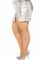 Колготки Leg Avenue Rhinestone micro net tights Plus size Caramel, дрібна сітка, стрази