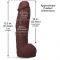 Фалоімітатор Doc Johnson The Realistic Cock ULTRASKYN - 12 Inch Hung with Balls Chocolate