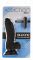 Фалоімітатор ADDICTION Ben 7" Dildo With Balls Black, віброкуля в подарунок