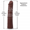 Фалоімітатор Doc Johnson The Realistic Cock ULTRASKYN - 9 Inch Chocolate