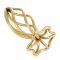 Металева анальна пробка LOCKINK SEVANDA Hollow Spiral Golden, L, золотиста, діаметр 3,9 см
