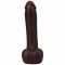 Фалоімітатор Doc Johnson The Realistic Cock ULTRASKYN - 9 Inch with Balls Chocolate