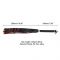 Флогер LOCKINK SEVANDA Red & Black Braided Tail Flogger, червоно-чорний, хвости з вузликами