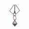 Затискачі для сосків з важкою підвіскою LOCKINK Nipple Clamps with Heavy Pendant, сріблясті