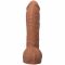 Фалоімітатор Doc Johnson The Realistic Cock ULTRASKYN - 12 Inch Hung with Balls Caramel