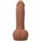 Фалоімітатор Doc Johnson The Realistic Cock ULTRASKYN - 7 Inch with Balls Caramel