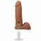 Фалоімітатор Doc Johnson The Realistic Cock ULTRASKYN - 8 Inch with Balls Caramel