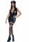 Вініловий костюм поліціянтки Leg Avenue Vinyl Naughty Cop Black L, сукня, кашкет, наручники