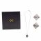 Затискачі для сосків з легкою підвіскою LOCKINK Adjustable Nipple Clamps with Light Pendant, сріблясті