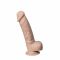Фалоімітатор SilexD Johnny Real Skin Flesh MODEL 1, суперреалістичний, на присосці, діаметр 3,8 см