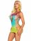 Сукня Leg Avenue Seamless Ombre Faux Lace Up Mini Dress One Size Ocean