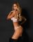 Комплект Obsessive Premisis White 3-pcs crotchless set 2XL/3X