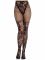 Колготки Leg Avenue Dahlia Lace Tights with Net Thigh Detail One Size
