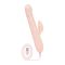 Вібратор-кролик із пульсацією Good Vibes Only – SHAI Thrusting Vibrator Soft Silicone – Pink, 3 мотори