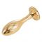 Металева анальна пробка LOCKINK SEVANDA Pearl Pear-shape Anal Plug, зі штучною перлиною