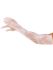 Рукавички Leg Avenue Lace Opera Length Gloves, One Size, білі, вище ліктя, сітка з квітковим візерунком