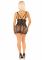Бодістокінг Leg Avenue Heart Net Mini Dress One Size Black