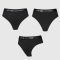 Трусики-бразиліана з фіксацією дилдо Strap-On-Me Harness Lingerie Idole – S – Black, високі