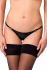Трусики Noir Handmade P014 Dominae PVC panty with silver clasp XXL