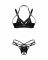 Комплект Obsessive Keira Lise 2-pcs crotchless set S/M
